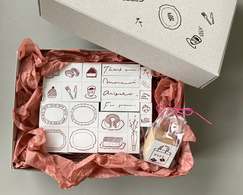 【158】ラバースタンプ  ノームのサラダ作り 158】ラバースタンプ ノームのサラダ作り