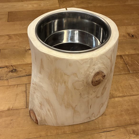 Pet Table Hinoki 】 No.1286 おもちゃ・ペット小物 Wood Factory