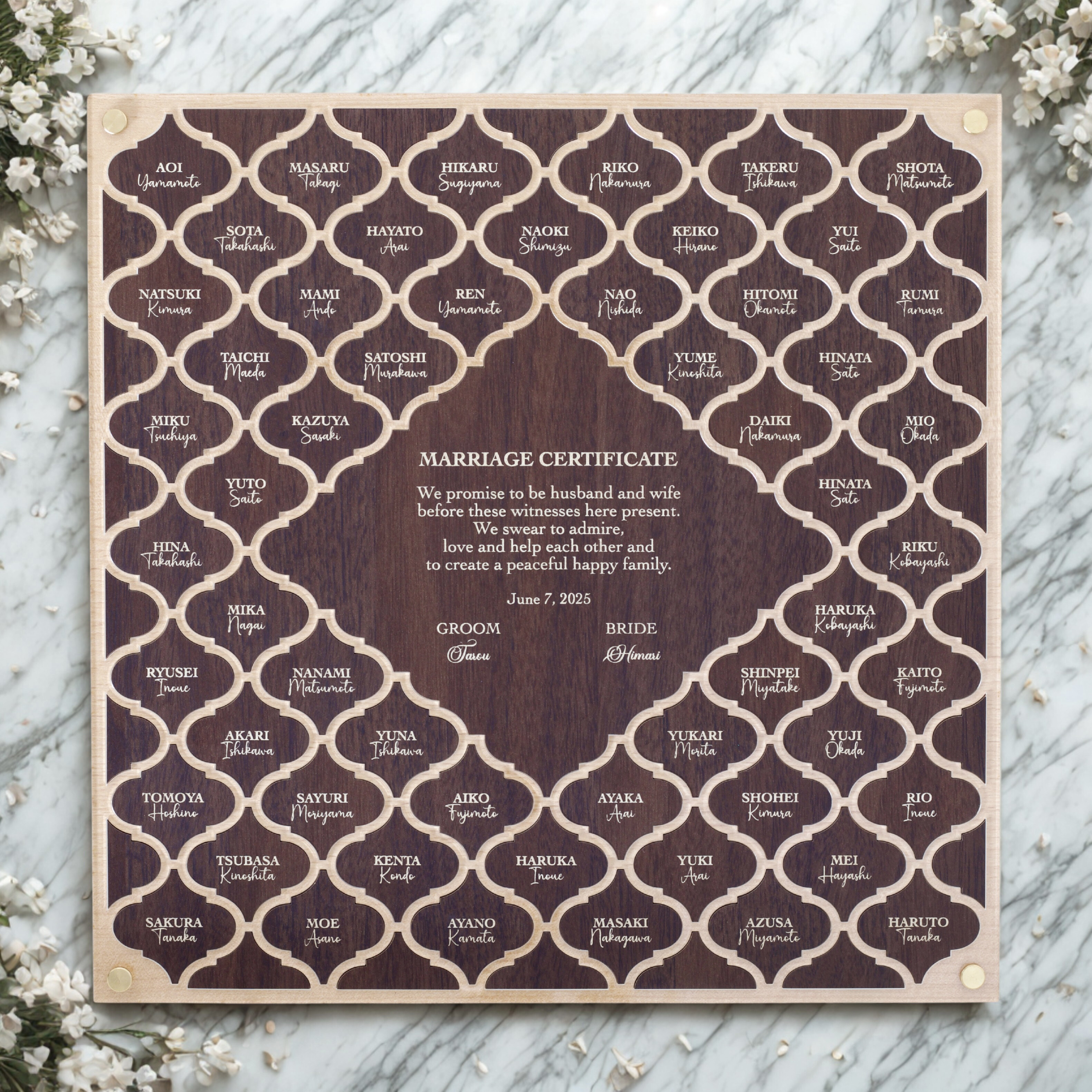 ゲスト参加型結婚証明書【リリース記念特別価格】