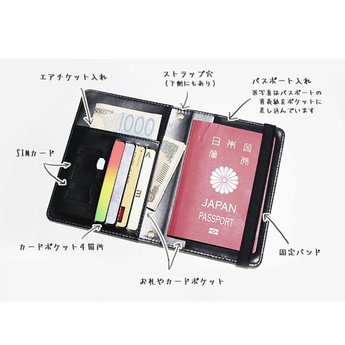 パスポートケース スキミング防止 パスポートカバー インド アラビアン