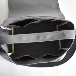 POST SHOULDER TOTE BAG（ダークグレー） 17枚目の画像
