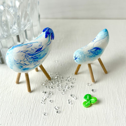 POP盂蘭盆節彩色神馬（藍色飛行）中號 第2張的照片