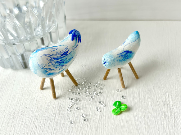 POP盂蘭盆節彩色神馬（藍色飛行）中號 第2張的照片