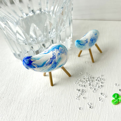 POP盂蘭盆節彩色神馬（藍色飛行）中號 第3張的照片