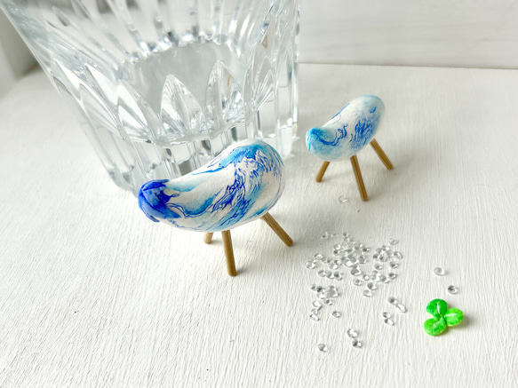 POP盂蘭盆節彩色神馬（藍色飛行）中號 第3張的照片