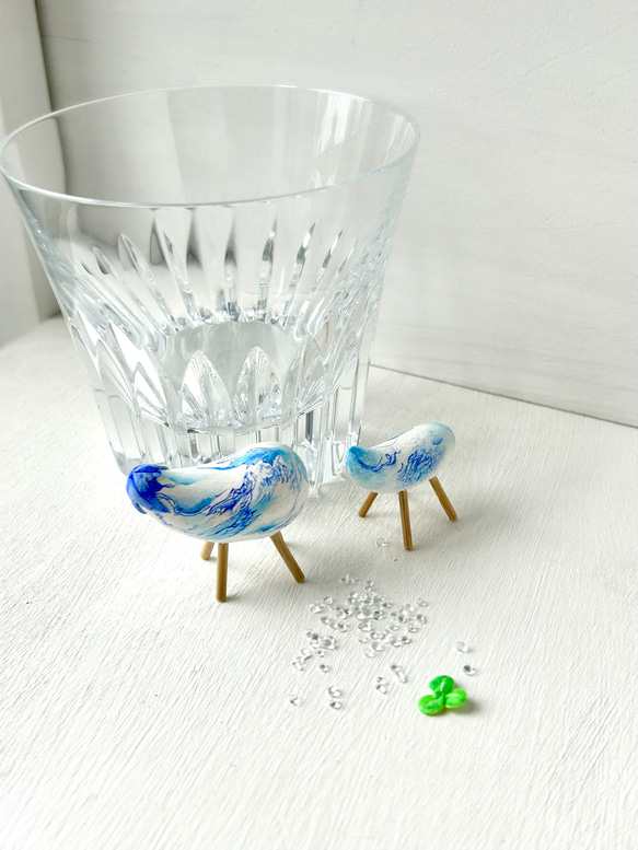 POP盂蘭盆節彩色神馬（藍色飛行）中號 第4張的照片