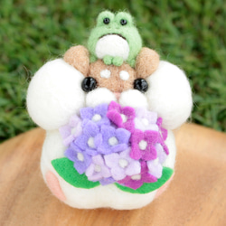 お月見✩.*˚お月見気球♡羊毛フェルト 89238aa7a64a359ce39e75f9e7978f