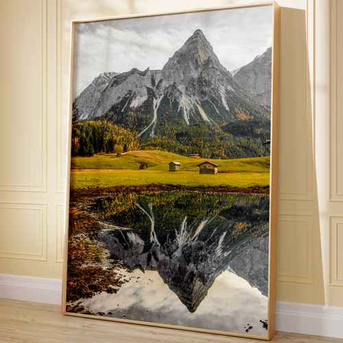 超巨大】ビーチ風景キャンバスアート 朝日と海 3枚セット ☆ 海の絵