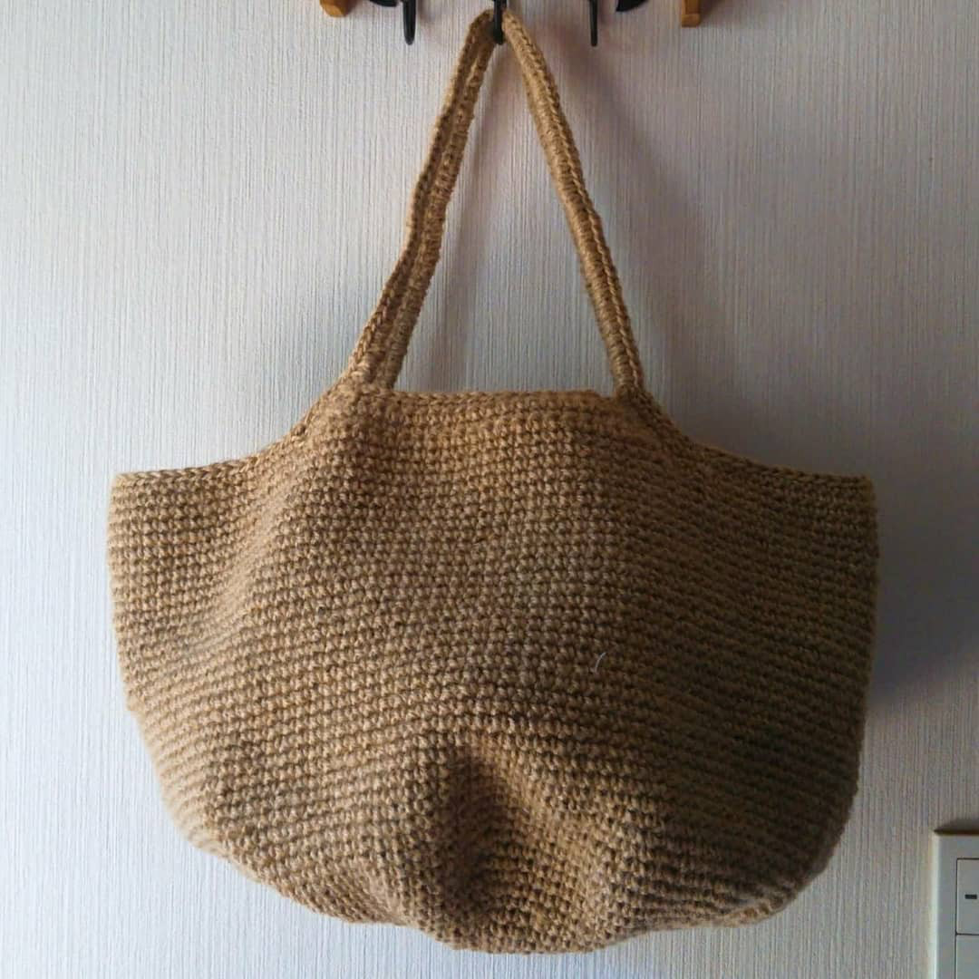 麻ひも大きめバック