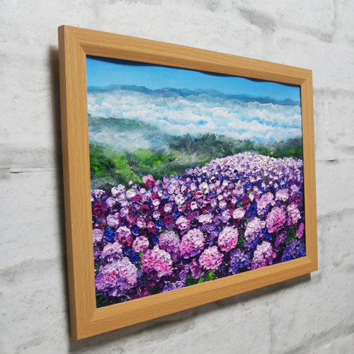 油絵 油彩 油彩画 絵画【ピンクのかすみ草】 油絵 油彩 油彩画 絵 絵画 【ピンクのかすみ草】 | HIROSHI1990