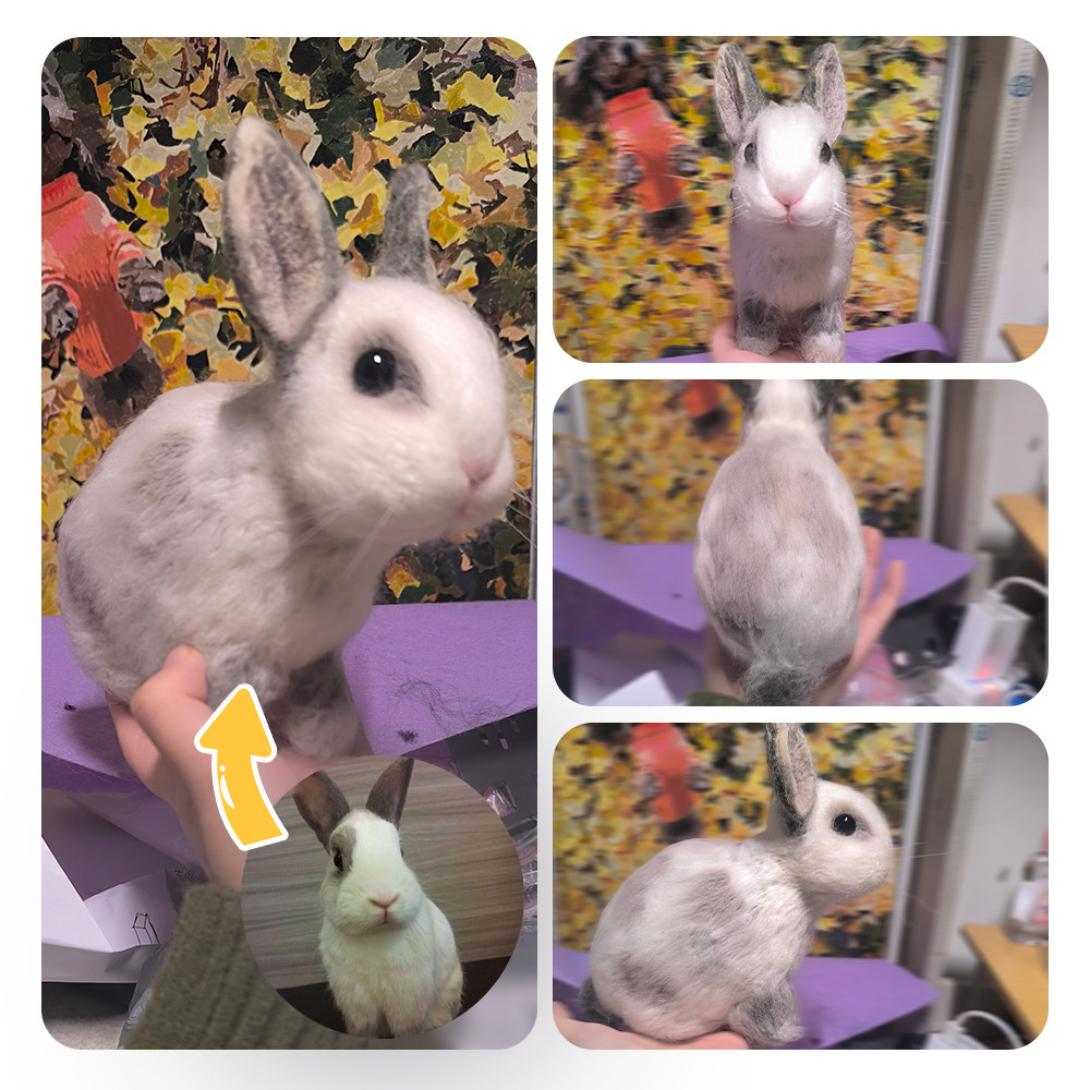 【羊毛フェルトI】ペットの 写真からぬいぐるみ✨亡くなったペット羊毛フェルト✨犬ぬいぐるみ✨リアル✨ペットクッズ