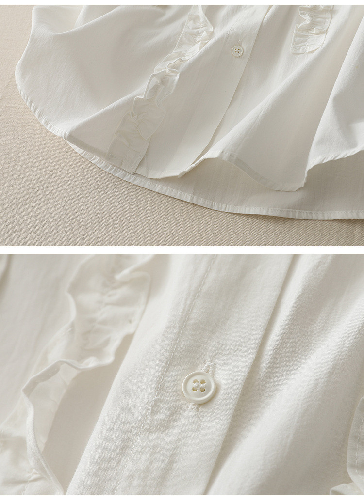 フレンチネックパネルドールカラールーズ綿半袖 25115