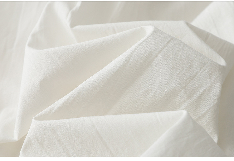 フレンチネックパネルドールカラールーズ綿半袖 25115