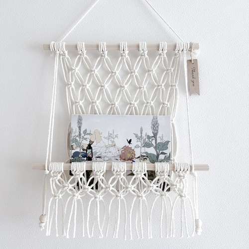 ♔壁を彩る ぬいぐるみのためのマクラメハンモック その他インテリア