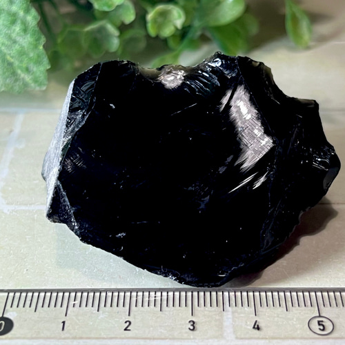 悪縁を断つ✴︎ レインボー オブジディアン 黒曜石 ラフストーン