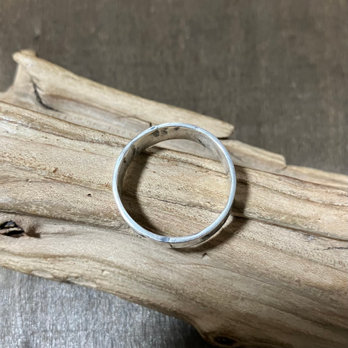 silver950 スタンプワーク シルバー リング 指輪 19号 # インディアン