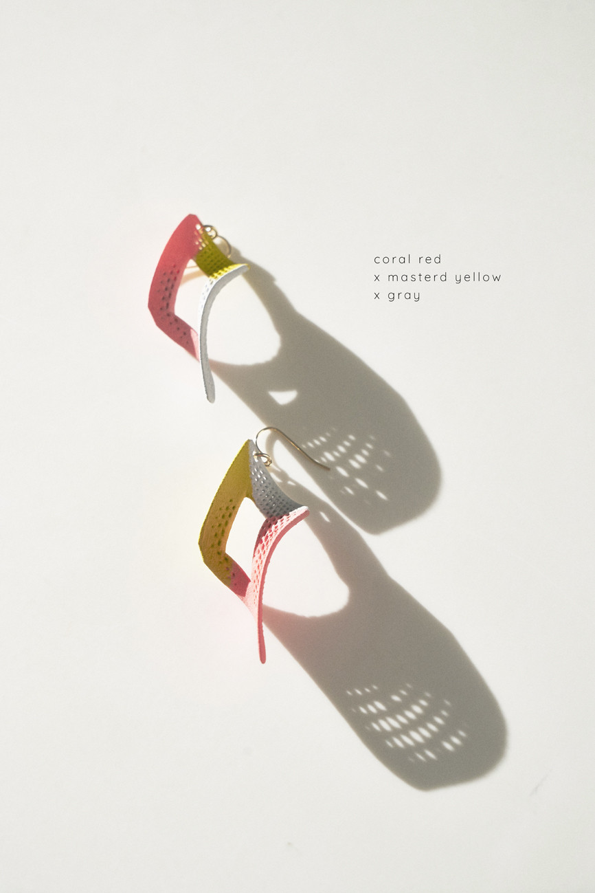 【2025SS限定カラー】Open Square Earrings オープンスクエアピアス