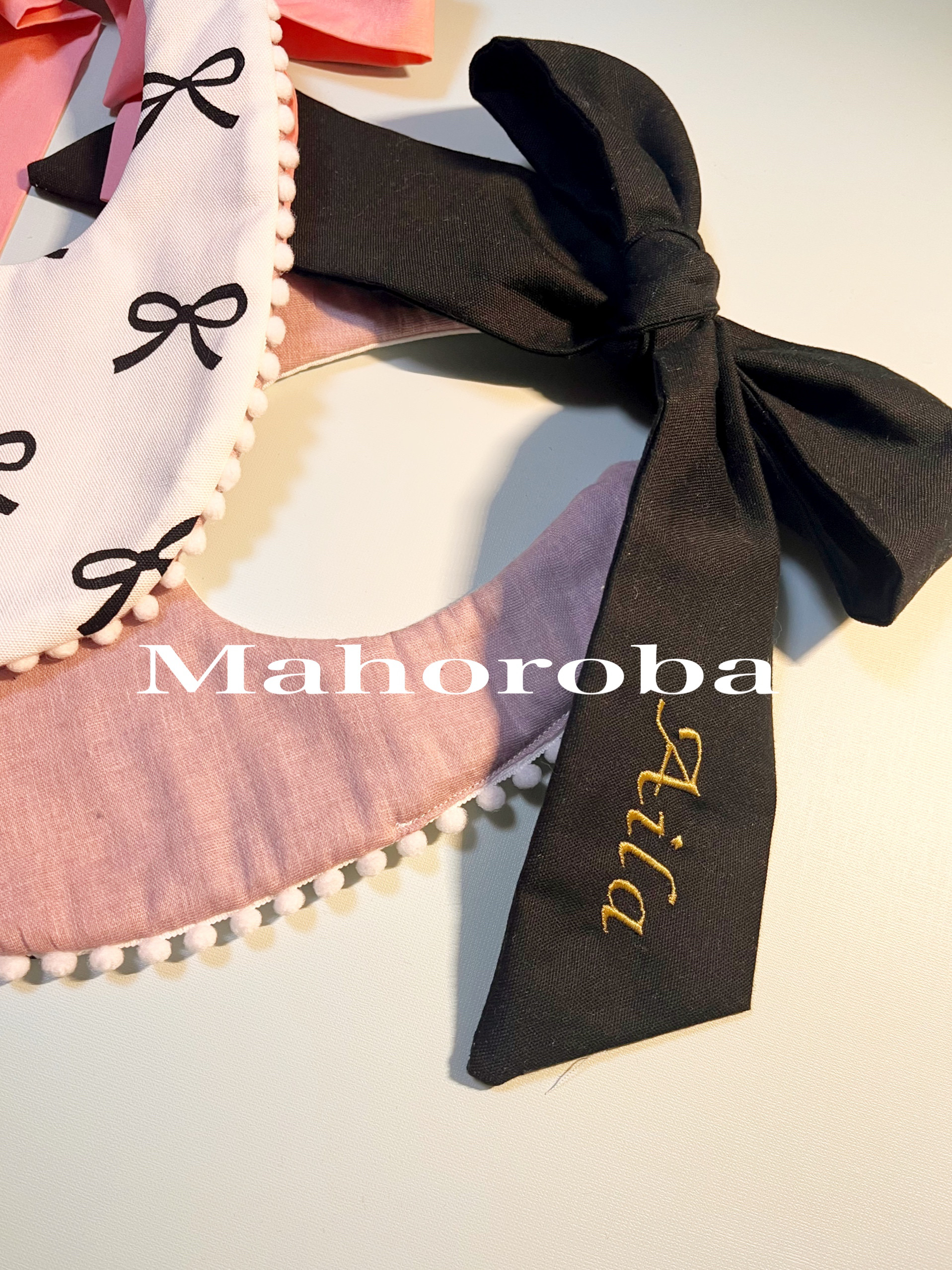 ハンドメイドリボン☆名前刺繍入り ハンドメイドリボン☆名前刺繍入り