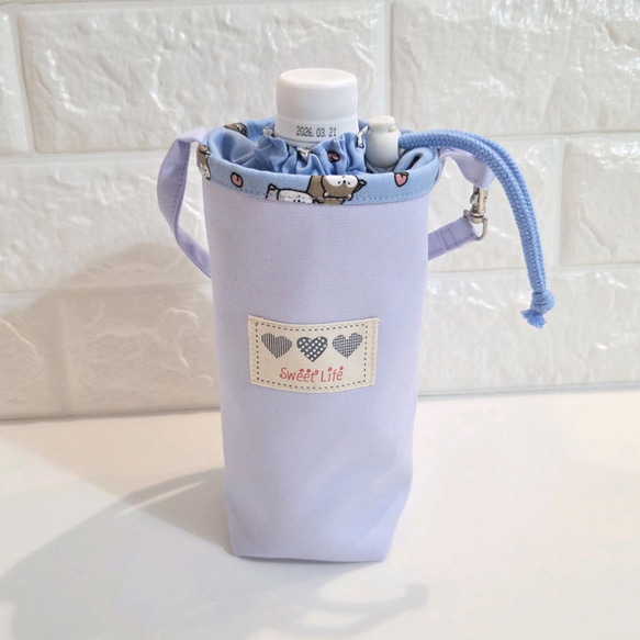 保冷　保温　ペットボトルケース　動物　モモンガ 3枚目の画像