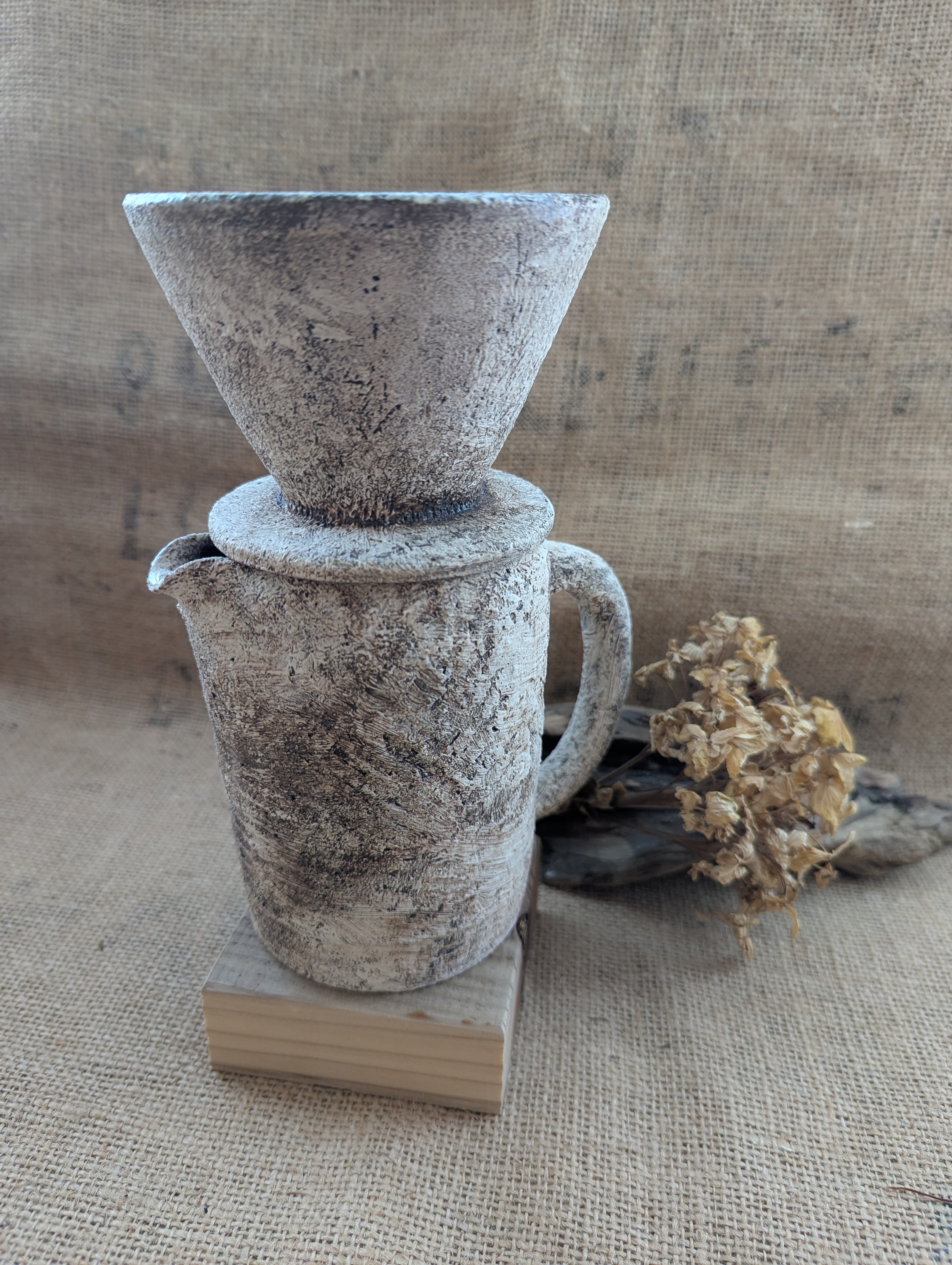 コーヒードリッパーとポットのセット