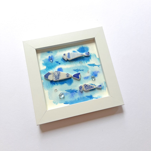 青い魚〉シー陶器アート その他アート moon 通販 19433728｜Creema