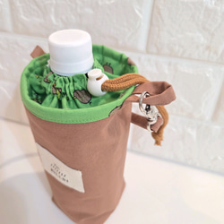 保冷　保温　ペットボトルケース　動物　キーウィ 4枚目の画像