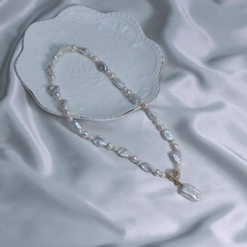 淡水パールのネックレス　 真珠　淡水真珠 淡水パール  6月誕生石 ブライダル ウェディング 結婚式