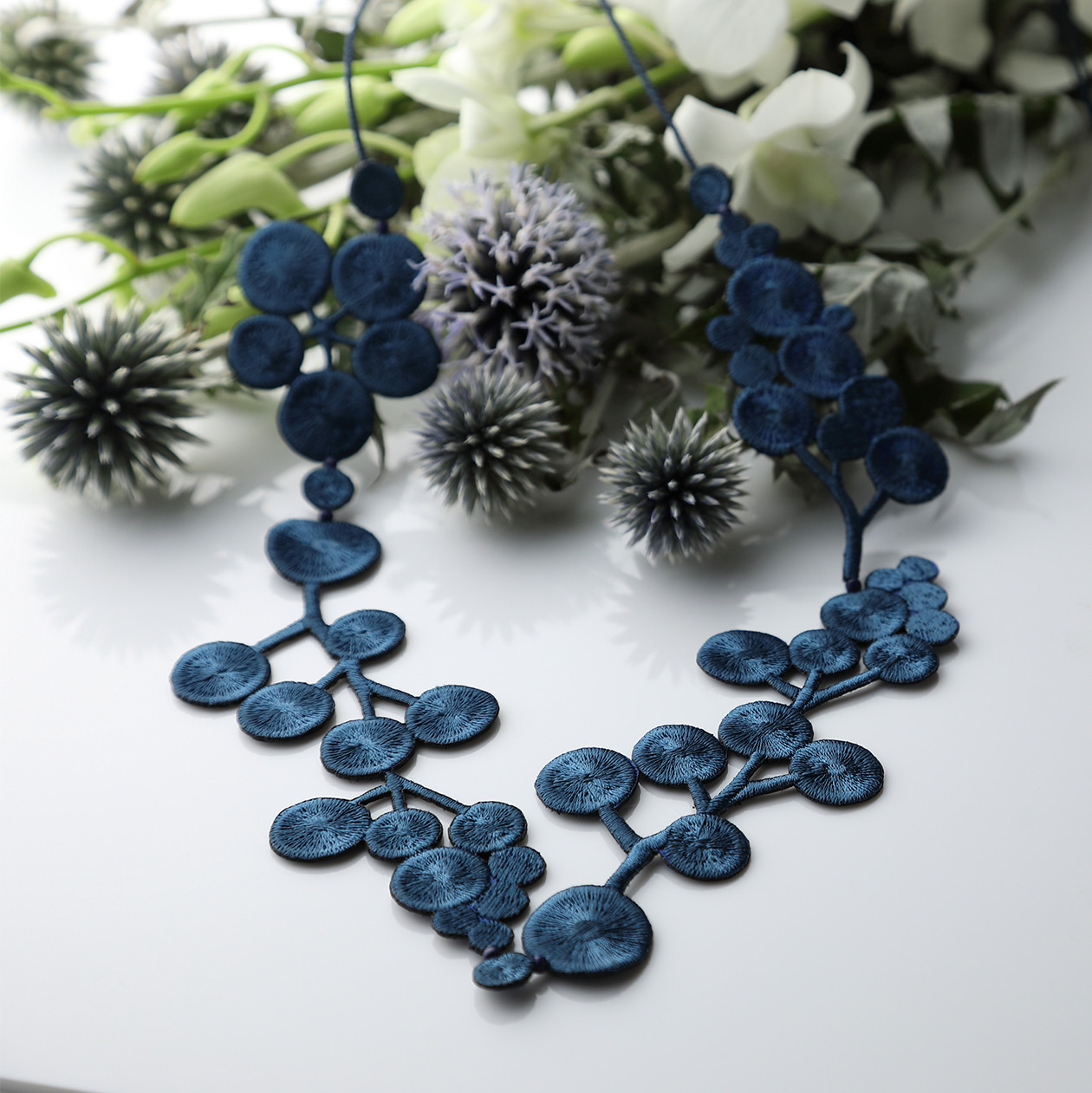 刺繍ネックレス  ga.la（n-016）5色