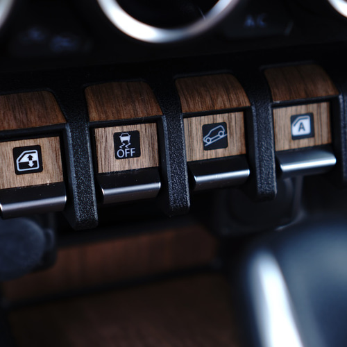 ジムニー JB64 JB74 リアルウッド ウォールナットシール センター