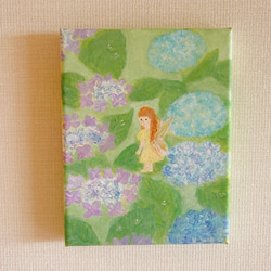 妖精の森4  ハンドメイドパステル画　絵画アート原画 2b5c6cebcfd3180cef45388ee7f140