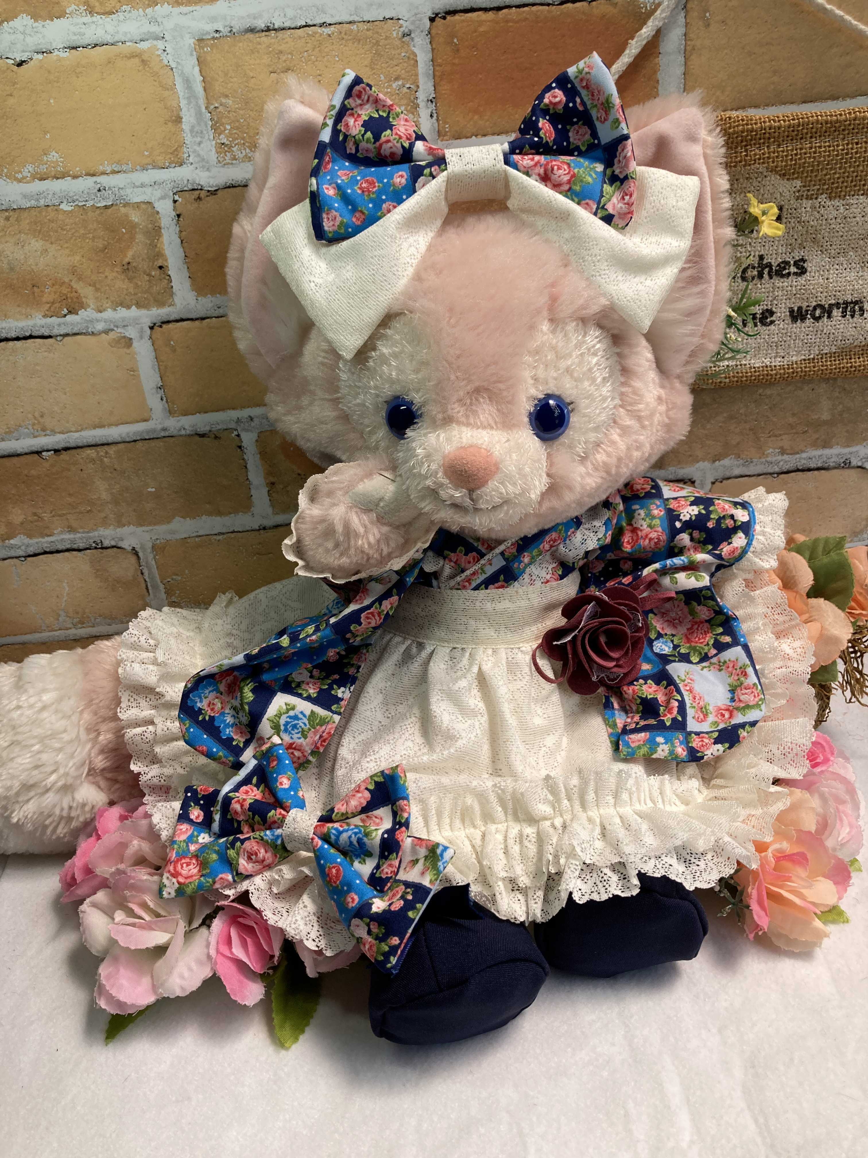 リーナベルSサイズ☆水色花柄　和モダン　着物ドレス６点コスチューム☆ステラルー も出品中