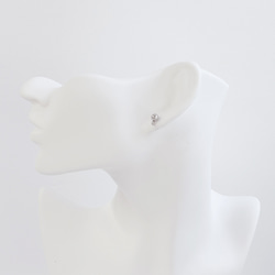 ese73-3 [10 件] 約 5 毫米球形穿孔配件，帶垂直環，醫用不鏽鋼 第4張的照片