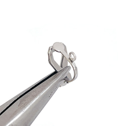 ess15-2 [10個] 帶環！總長約12毫米 夾式耳環配件 第6張的照片