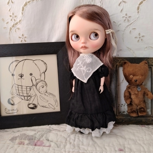 ブライスアウトフィット刺繍つけ襟3点セット その他人形 bambina