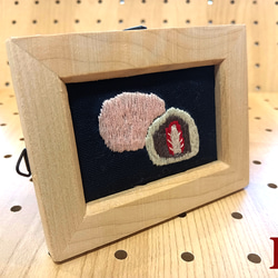 いちご大福　刺繍フレーム 2枚目の画像