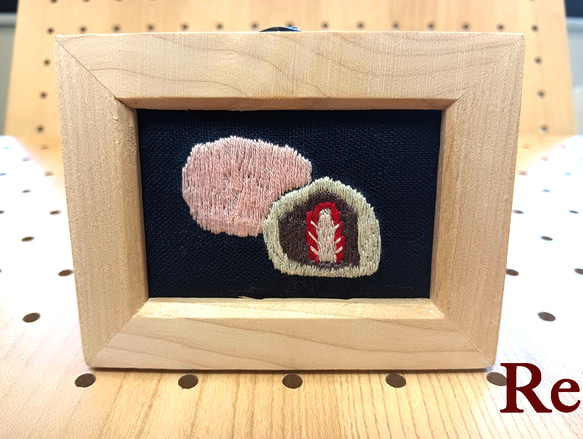 いちご大福　刺繍フレーム 1枚目の画像