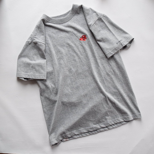 2025新作】赤べこワンポイント刺繍Tシャツ【ミックスグレー】親子