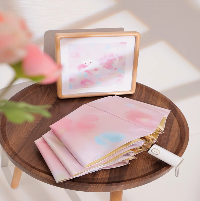 ☀晴雨兼用 ☂三つ折り ☂自動傘 ☂ 軽量傘 ☂花柄