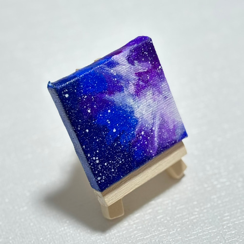 5cm】☆9個セット！たくさんの空 キャンバスアート 原画 カラフル 色の