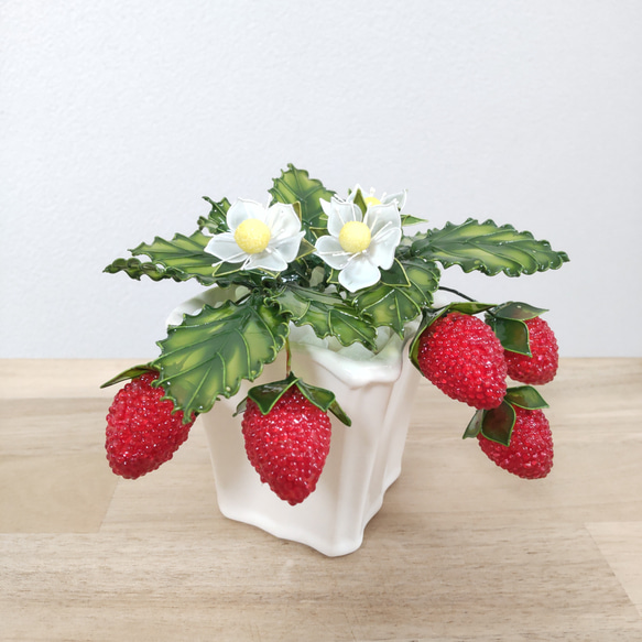 花かご　アメリカンフラワー（ディップフラワー） 花かご アメリカンフラワー（ディップフラワー） 花かご