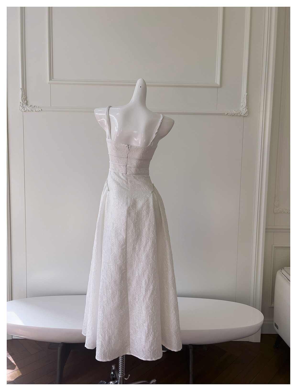 ドレス パーティー ウェディング ワンピース ロング プリンセス 白 痩せる 上品 優雅 韓国風 結婚式 お呼ばれ