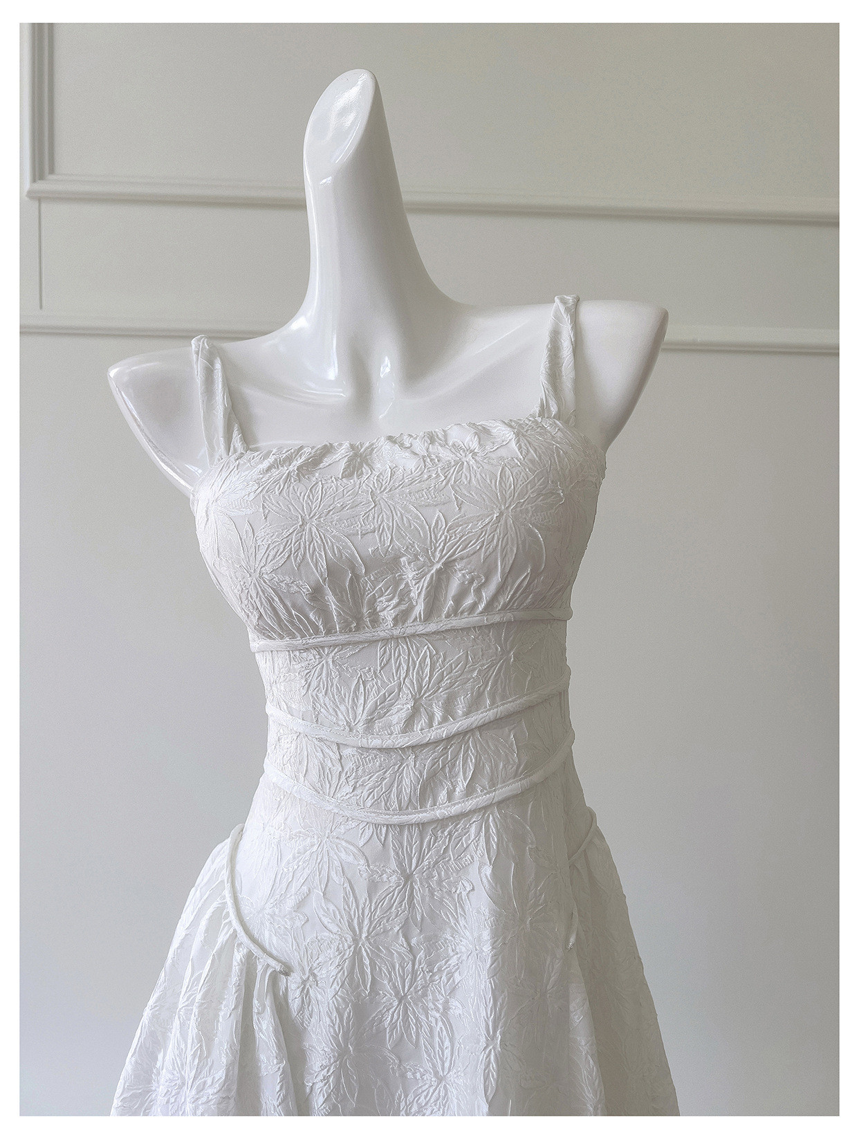 ドレス パーティー ウェディング ワンピース ロング プリンセス 白 痩せる 上品 優雅 韓国風 結婚式 お呼ばれ