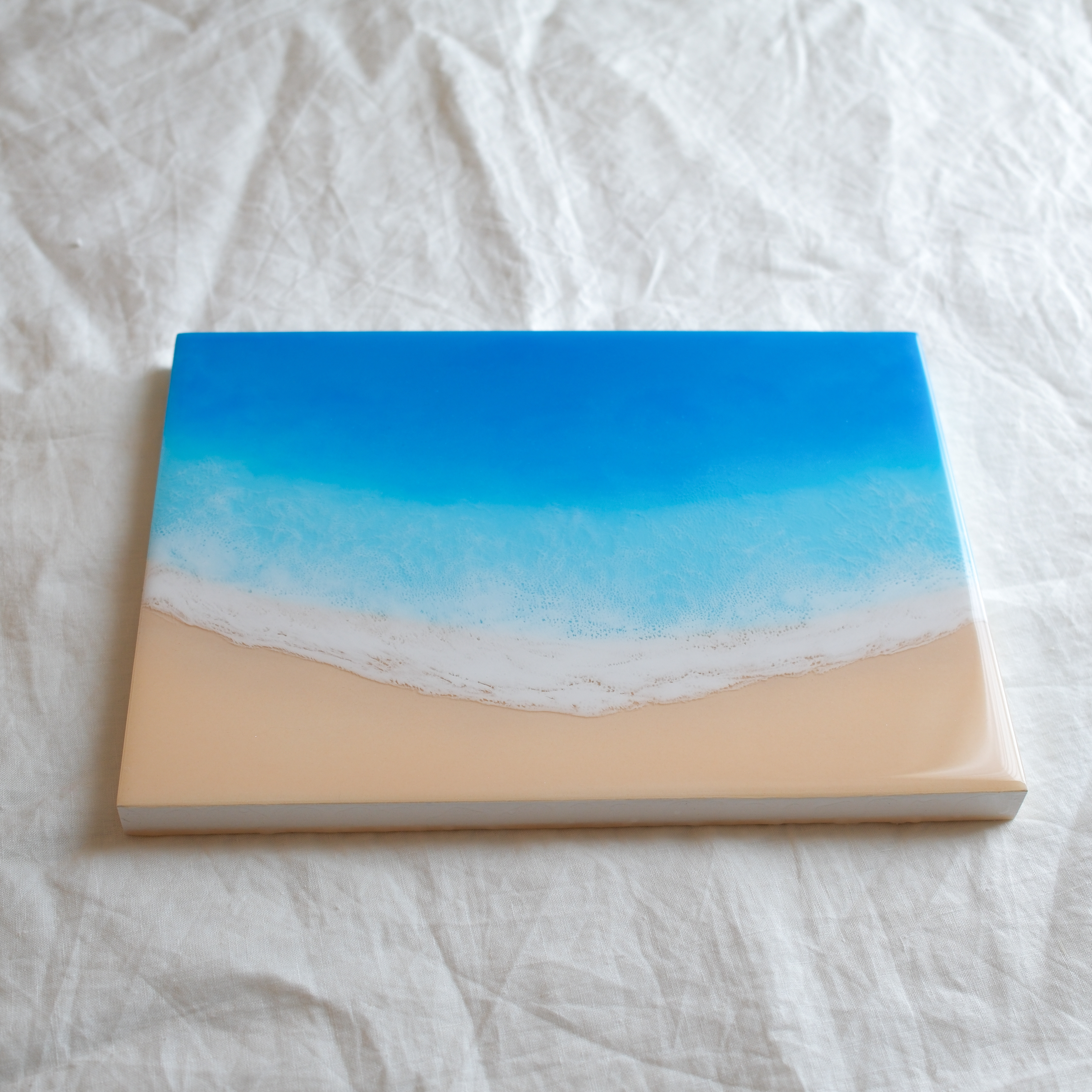 原画】【R250507】A4 海アート レジンアート インテリア アート