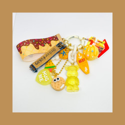 ガチャ詰めポーチ キャンディバック じゃらじゃらキーホルダー キャンディバックキーホルダー じゃらじゃらキーホルダー ガチャ