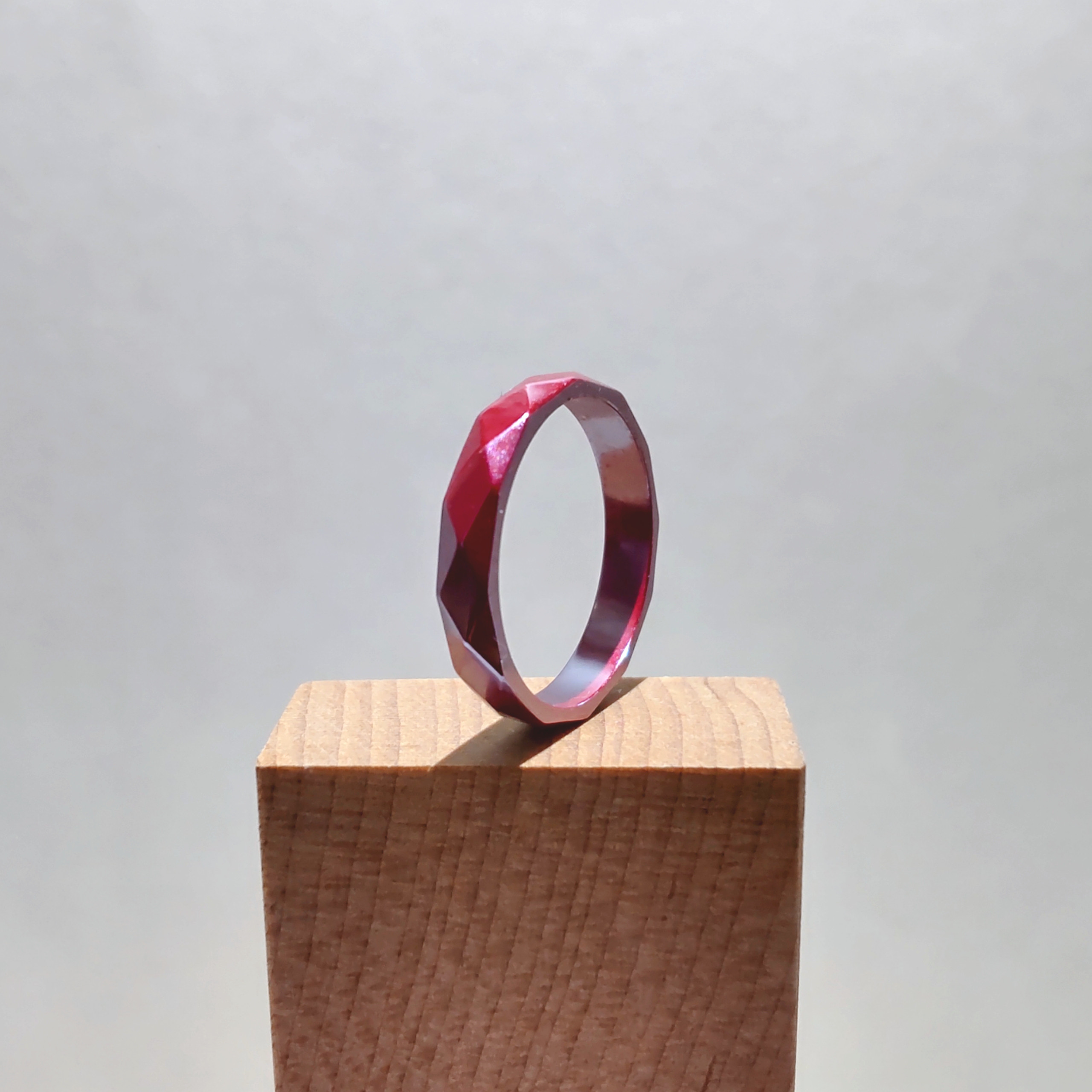 【緋銅】多面カットリング 4,896円