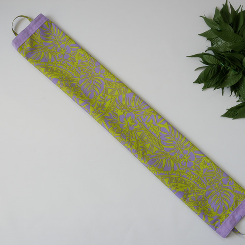 ウィッグケース パープル×ピスタチオ フラダンス タヒチアン その他