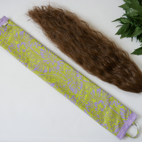 ウィッグケース パープル×ピスタチオ フラダンス タヒチアン その他