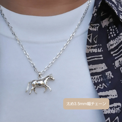 馬 ペンダントップ】干支 午年 干支ネックレス 馬ネックレス 馬