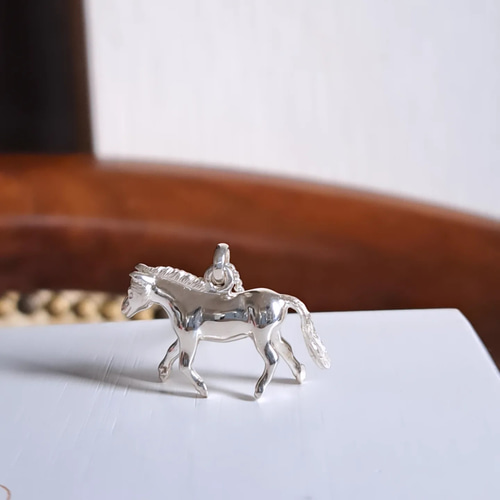 馬 ペンダントップ】干支 午年 干支ネックレス 馬ネックレス 馬