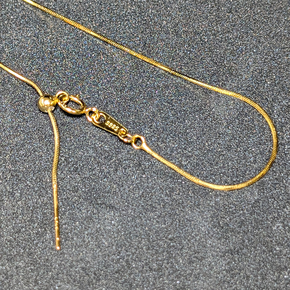 ゴールドルチル クォーツ ペンダント シルバー925 ネックレスチェーン付 金針が盛りだくさんの水晶 お守り効果 天然石 13枚目の画像